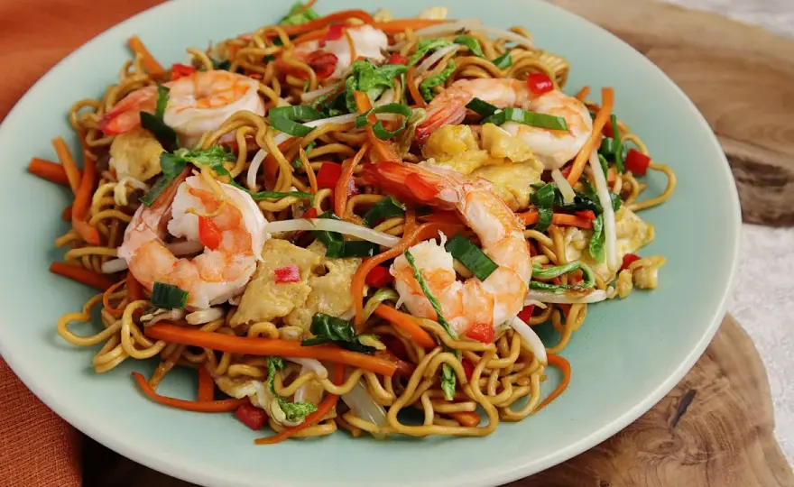 Mì Quảng selber machen - Vietnamesische Nudeln mit Garnelen