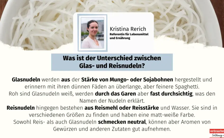 Glasnudeln richtig zubereiten und von Reisnudeln unterscheiden